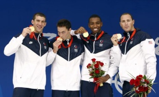 Equipo estadounidense de 4x100m libres