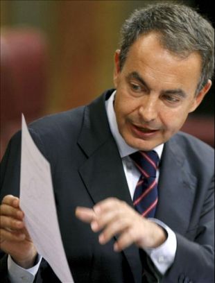 Zapatero, esta cuarta feira no Congreso dos Deputados