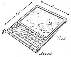 O primeiro esbozo do Dynabook, de Alan Kay