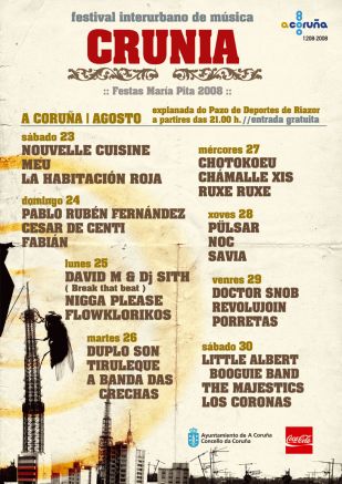 M&aacute;is de vinte bandas coru&ntilde;esas