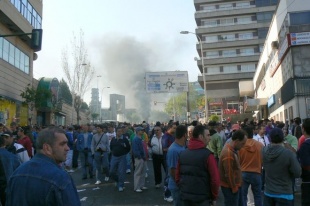 Axentes de policía infiltráronse na manifestación desta terza