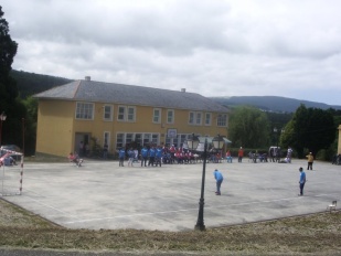 A pista de xogo, en Celeiro de Mariñaos